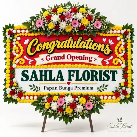 Papan Bunga Ucapan Selamat Raffles Jakarta